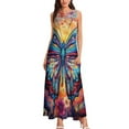 thumbnail image 2 of Colorful Butterfly Sleeveless Dress Dresses Gala Dresses for Special Events, 2 of 6