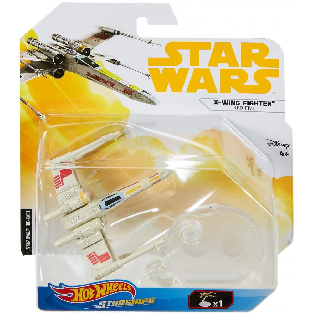 Hot Wheels Star Wars Starships X-Wing Fighter Red Five Spaceship 