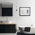 thumbnail image 3 of Stupell Industries Laundry Day Hanging Clothes Bath & Laundry Painting Black Floater Framed Canvas Art Print Wall Art, 31 x 25, 3 of 10