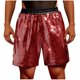 thumbnail image 2 of Ceisia Men's Gift Relaxed Full Sequin Party Shorts Mid-Rise Elastic Color-block Waist Nylon Spandex Hidden Drawstring Shorts, 2 of 7