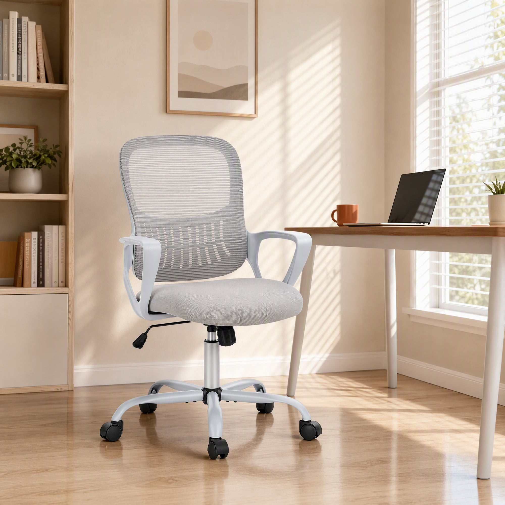 grey tall ergonomic office chair product