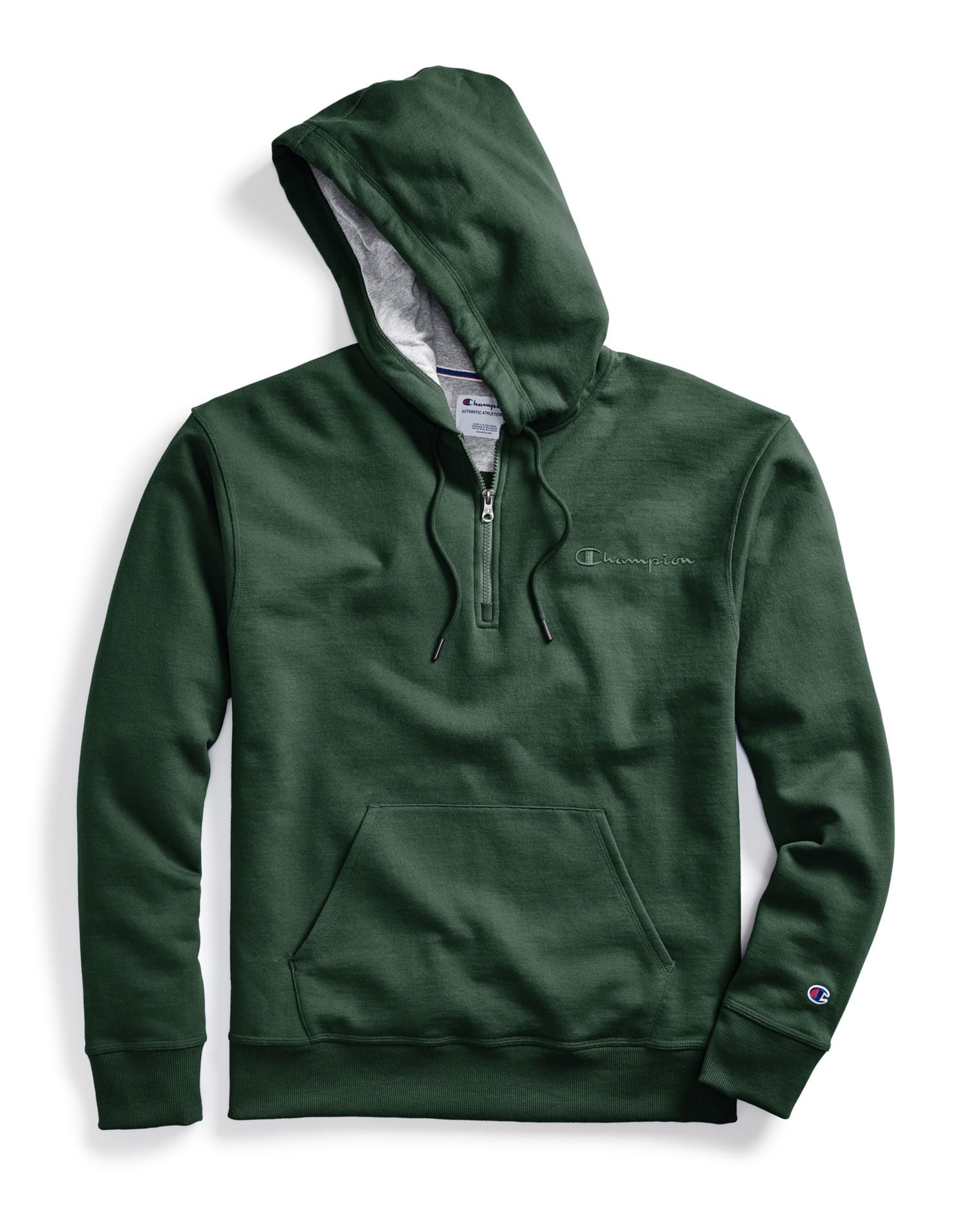 champion hoodie green mens