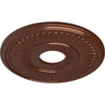 thumbnail image 3 of Ekena Millwork 15 3/4"OD x 3 7/8"ID x 3/4"P Berkshire Ceiling Medallion (Fits Canopies up to 7"), Hand-Painted Copper Penny, 3 of 6