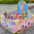 thumbnail image 1 of Casa de juegos para niños Tienda de campaña para niños Jirafa Play House Cartoon Cast Baloncesto Piscina Juguete Amarillo Barbie Nuevos Originales, 1 of 6
