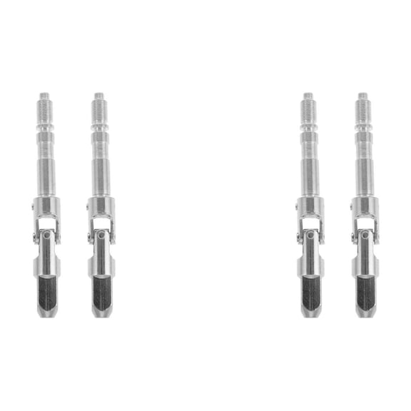 Worgeous 4 pcs Jack Part Floor Jack Cardan Shaft Iron Floor Jack Part Jack Drop Cardan Jack Drop Universal Joint Heavy-Duty Trailer Jack Part