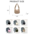 thumbnail image 3 of ZPAQI Quilted Puffer Bag Large Down Cotton Shoulder Carryall Underarm Purse for Women, 3 of 20