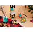 thumbnail image 4 of 50 piezas de adornos colgantes de madera sin terminar para bricolaje para decoraciones navideñas, 5 estilos de rodajas de madera con agujeros para manualidades infantiles, centros de mesa, decoracione, 4 of 5