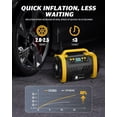 thumbnail image 5 of Maircle  AC/DC Tire Inflator, 3 in 1 Portable Air Compressor for Car Tires with Auto Shut-off, LED Light, 150PSI Air Pump for Cars, Balls, Motorcycles, 5 of 8