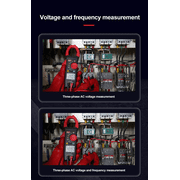 UNI-T Uni-trend Multimeter clamp meter UT206A+ clamp meter Clamp current meter Ammeter 1000V Voltmeter Voltage Frequency Professional Electrical Integrated Meter(UT206A+)