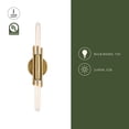 thumbnail image 3 of WV335811VB-Alora Lighting-Torres - 2 Light Bath Vanity-10.38 Inches Tall and 2.25 Inches Wide-Vintage Brass Finish, 3 of 7