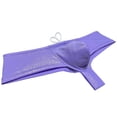 thumbnail image 4 of Botmois Men Pouch Drawstring Bathing Swimsuit Swimsuits Board Surf Trunks Bikini Swimming Boxer Briefs Purple Gray M, 4 of 4