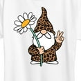 thumbnail image 3 of Instant Message - Leopard Print Gnome Daisy - Women's Short Sleeve Graphic T-Shirt, 3 of 6