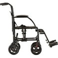 thumbnail image 7 of NOVA Medical Products Lightweight Transport Wheelchair, Black, 18 Inch, 18.5 Pound, 7 of 7