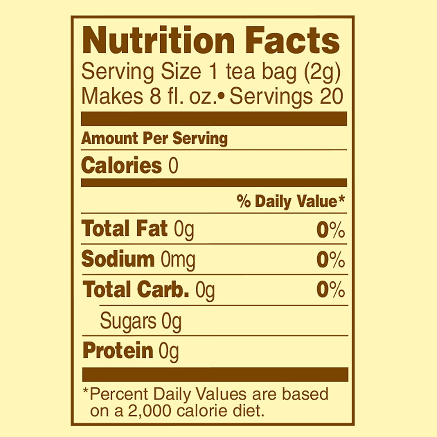 Celestial Seasonings, Herbal Tea, Caffeine Free, True Blueberry, 20 Tea Bags, 1.6 Oz (Pack of 6)