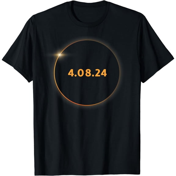 Total Solar Eclipse 2024 Totality 4.08.24 Astronomy Lover T-Shirt