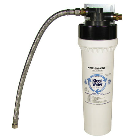 KleenWater KWE-1M-KDF-DWS Under Sink Drinking Water Filter (Best Home Drinking Water Filter System)