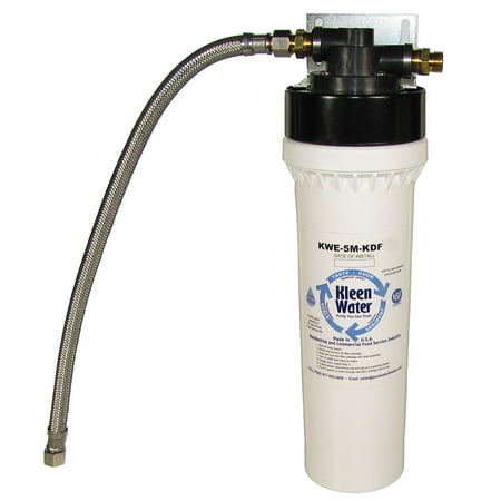 KleenWater KWE-1M-KDF-DWS Under Sink Drinking Water Filter (In Sink Water Filters Best)