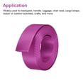 thumbnail image 4 of Uxcell Flat Nylon Webbing Strap 1 inch 4 Yards Dark Rose Red for Backpack, Luggage-rack, 4 of 4