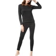 thumbnail image 5 of Sakmal Winter Womens Thermal Underwear Set Plus Size Sleepwear Black for Cold Weather Womens Base Layer Sizes L-4XL, 5 of 5