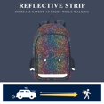 thumbnail image 5 of FORMRS Unisex School Backpack 17" Student Travel Bag with Laptop Compartment, Colorful Dragon Scales Pattern, 5 of 7