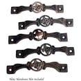 thumbnail image 5 of Urbalabs Cast Iron Kitchen Cabinet Handles and Drawer Pulls State of Texas Concho Cross and Star Country Home Rustic Decor Farmhouse Cabinet Handle Western Cabinet Knobs (2, Copper Texas with Cross), 5 of 7