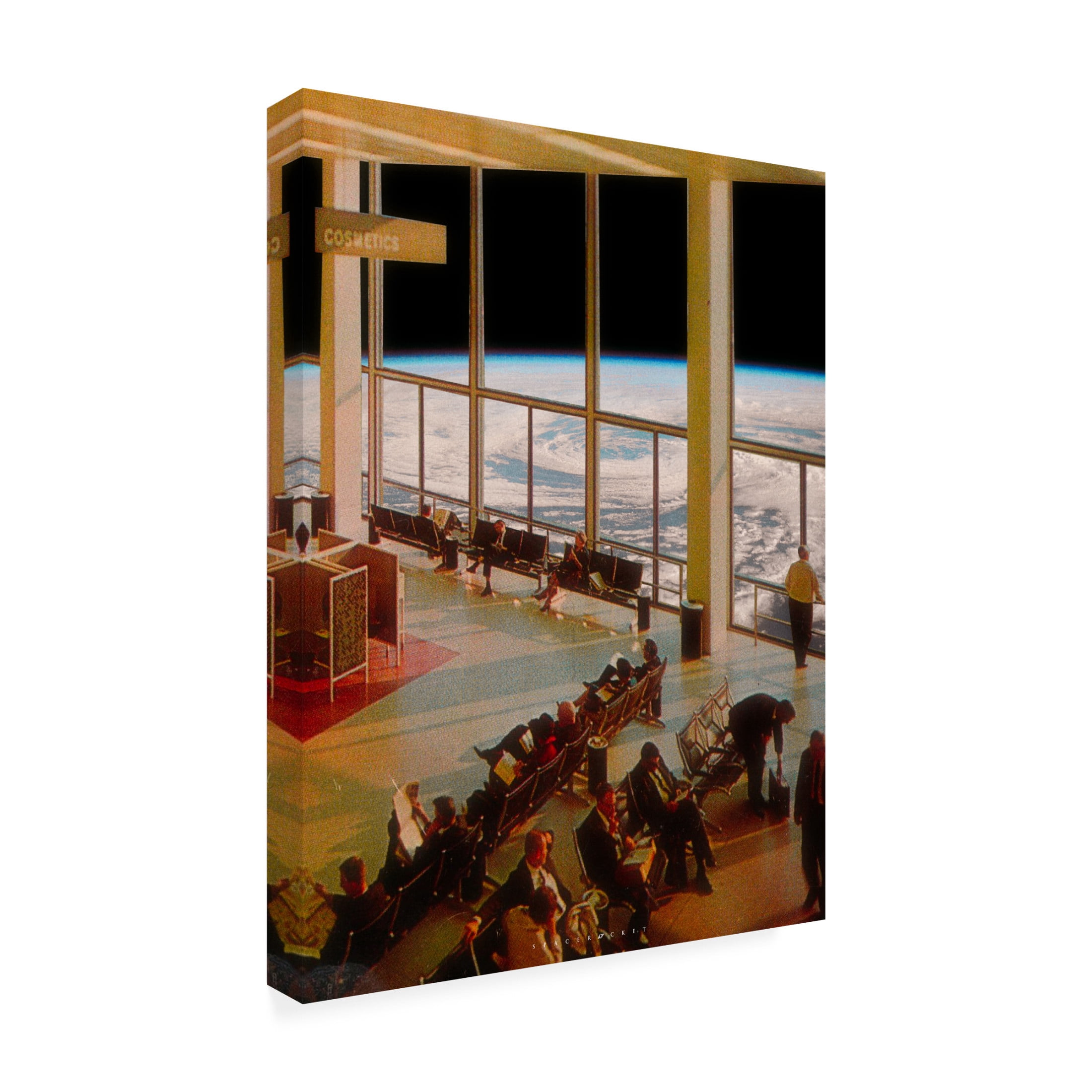 Trademark Fine Art spacerocket art 555 Canvas Wall Art