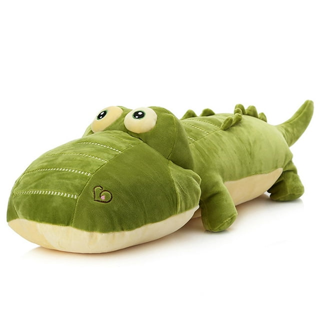 Elfishgo Cocodrilo Grande Abrazando Almohada Suave Cocodrilo Peluche Animal Regalos Para Niños Cumpleaños Navidad 25.6""