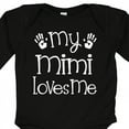 thumbnail image 4 of Inktastic My Mimi Loves Me Grandkids Boys or Girls Long Sleeve Baby Bodysuit, 4 of 5