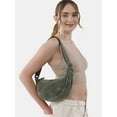 thumbnail image 2 of No Boundaries Corduroy Hobo Bag, Women’s, 2 of 5