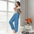 thumbnail image 6 of Picia Tennis Womens Soft Woven Cotton Elastic Waistband Sleep Pajama Pant Lounge Sleep Pant With Pockets And Drawstring-Small, 6 of 9