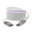 White, variant on MyBat Pro MagCoil USB-C to USB-C Braided Magnetic Cable - 6FT - Black