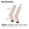 thumbnail image 7 of Knee High Socks for Men and Women, Cute Bear Print Pink Althletic Compression Socks, Support Long Tube Socks for Outdoor Sport, Calf Socks, High Stockings for Women Men, 7 of 7