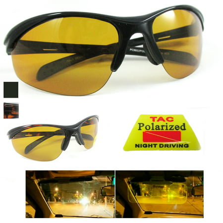 Polarized Sunglasses Driving Glasses Sport Night Vision Goggles UV400 Eyewear (Best Sunglasses For Night Driving)