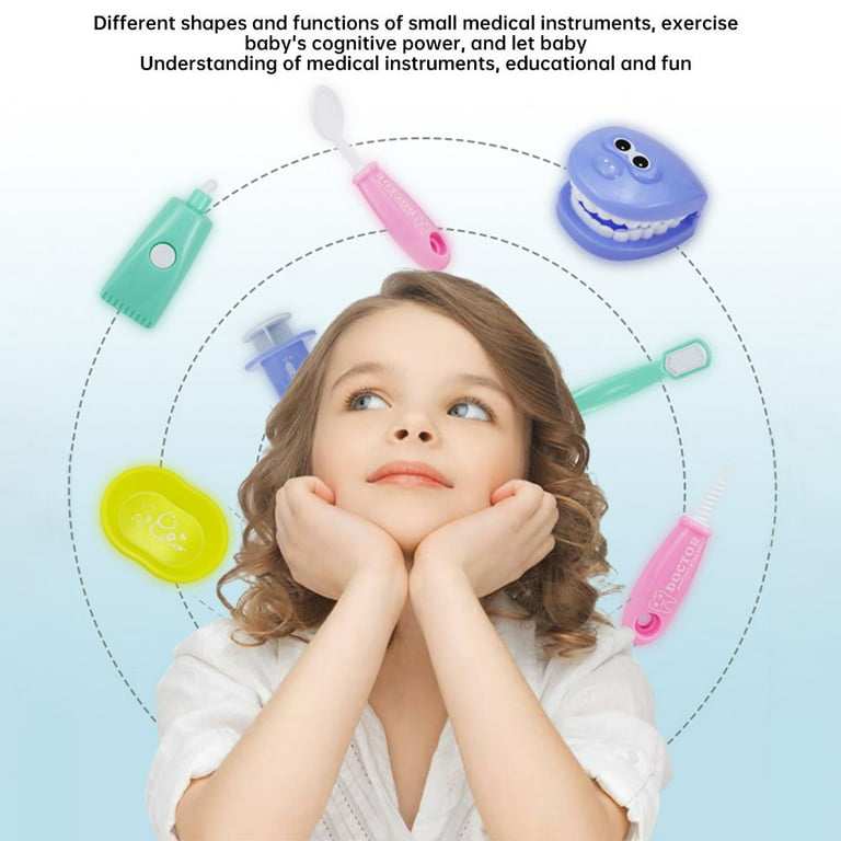 9pcs Kids Dentist Play Set High Simulation Dentist Model Role Play