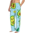 thumbnail image 2 of Balery Men'S Cartoon Avocado Pants,Sleepwear Pants,Pajama Pants,Pj Bottoms Drawstring And Pockets-Small, 2 of 9
