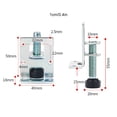 thumbnail image 4 of 4 Pieces Adjustable Furniture Foot Detachable Heavy Workbench Shelf Table Desk Duty Household Cupboard Shelf Table Levelling Feet Hardware, 4 of 7
