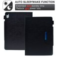 thumbnail image 4 of Dteck Case for iPad mini 6th Generation 8.3 inch,Magnetic Leather Smart Case Card Slots Wallet Shockproof Rubber Kickstand Cover for iPad mini 6,Black, 4 of 5
