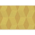 thumbnail image 1 of Ahgly Company Machine Washable Indoor Rectangle Transitional Bright Gold Yellow Area Rugs, 7' x 10', 1 of 7