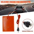 thumbnail image 3 of Car Engine Oil Pan Tank Heater Pad 300w Silicone Heating Pad Engine Oil Tank Waterproof With Eu Plu, 3 of 5