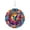B, variant on 3D Hanging Stainless Steel Wind Spinner Mandala Style Hummingbird Pattern Outdoor Garden Decor Metal Hanging Ornament