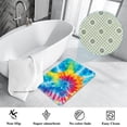 thumbnail image 3 of Tie Dye Elegant Polyester Indoor Rug, Non-Slip Chair Rug, Machine Washable Floor Rugs, 3 of 6