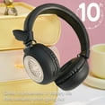 thumbnail image 7 of Wireless Bluetooth Headphones with Multi-Sensory Bass and Charging Cable, Noise Isolating Over-Ear Fit, Up to 40 Hours Battery, Microphone for iPhone Android, 7 of 7