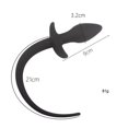 thumbnail image 3 of Devil Tail Dog Tail Cat Tail 100% Silicone Slaver Cosplay Anal Butt Anal Plug S&M & Bondage Sex Toys for Couple Men/Women, 3 of 4