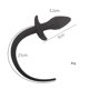 thumbnail image 2 of Devil Tail Dog Tail Cat Tail 100% Silicone Slaver Cosplay Anal Butt Anal Plug S&M & Bondage Sex Toys for Couple Men/Women, 2 of 4