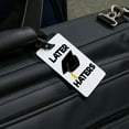 thumbnail image 2 of Later Haters Graduation Cap Luggage ID Tags Suitcase Carry-On Cards - Set of 2, 2 of 3