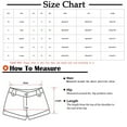 thumbnail image 3 of Letimco Women's Fashion Soft High Waisted Straight Short Pants Street Trendsetters Tube Denim Shorts, 3 of 6