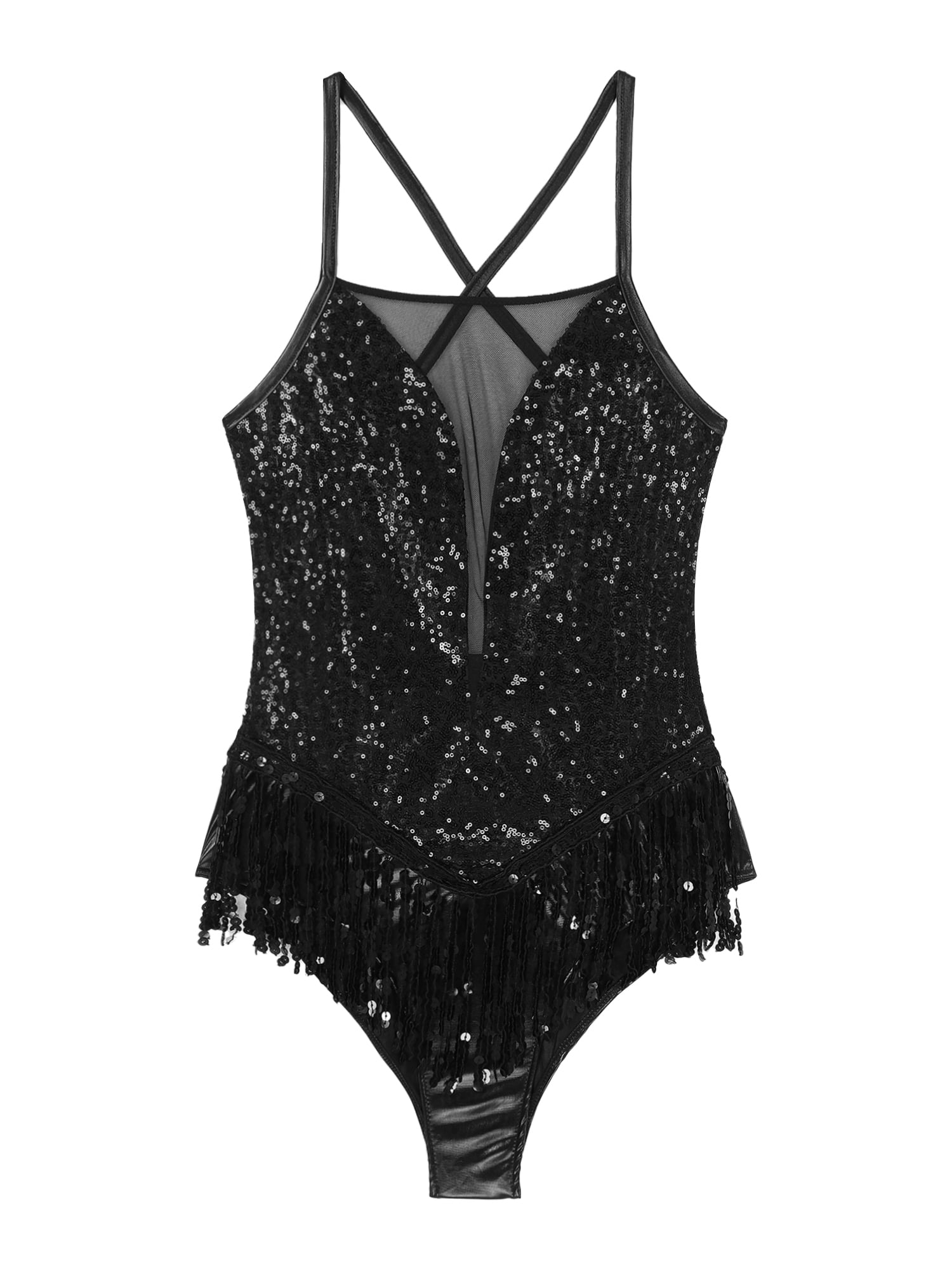 Sequin leotard sale bodysuit