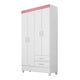 thumbnail image 1 of Ropero Closet 4 Puertas 2 Cajones Color Blanco A22 Progresista, 1 of 5
