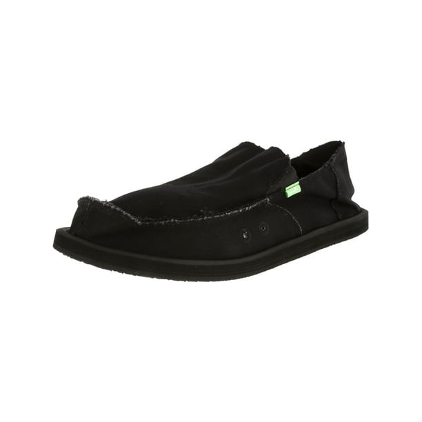 Sanuk Men's Vagabond Blackout Ankle-High Canvas Slip-On Shoes