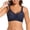 Blue, variant on Lace Underwire Bras for Women Push Up Light Demi Bralettes Full Coverage Beauty Back Senior Underwear 46D, Blue